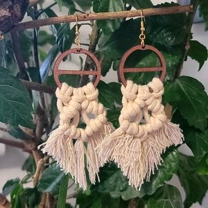 Macrame earrings
